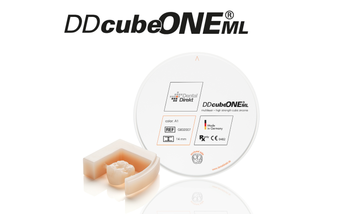 DD cubeONE® ML | Zircone multicouche 1250 Mpa