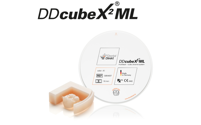 DD cubeX² ML | Zircone multicouche 800 Mpa