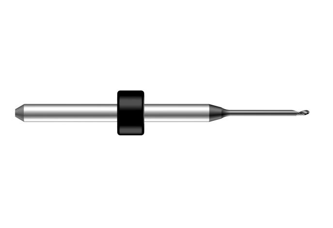 T12, PMMA-Wax-PEEK, Ø1.0 | DD 3mm - single cut